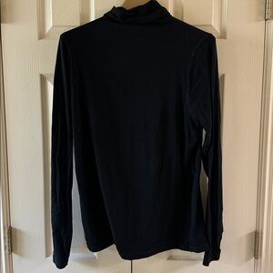 CAbi #3118 Black Long Sleeve Turtleneck Pullover Layering Top Size XL